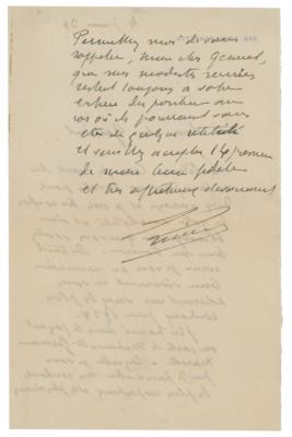 Lot #161 Auguste and Louis Lumiere (2) Autograph Letters Signed - Image 3