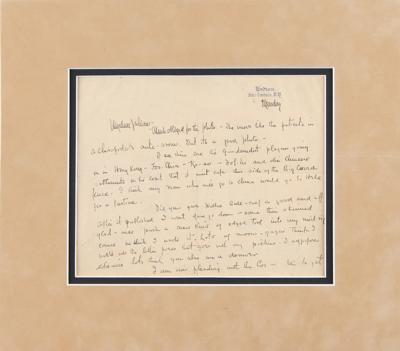 Lot #275 Frederic Remington Autograph Letter Signed with Sketch - Image 3