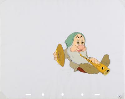 Lot #698 Sneezy production cel from Snow White and the Seven Dwarfs - Image 1