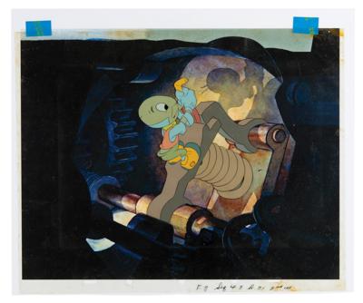 Lot #719 Jiminy Cricket production cel from Pinocchio - Image 2