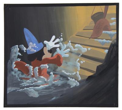 Lot #714 Mickey Mouse concept painting from Fantasia - Image 1
