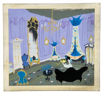 Lot #781 Mary Blair concept painting of Lady Tremaine for Cinderella