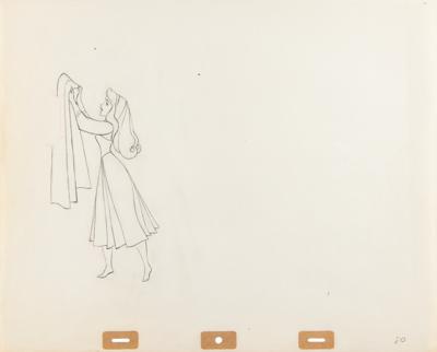 Lot #860 Briar Rose production drawing from Sleeping Beauty - Image 1