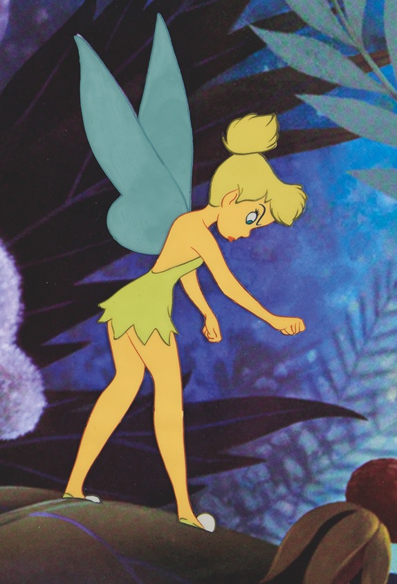 Lot #740 Tinker Bell production cel from Peter Pan - Image 1