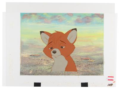 Lot #869 Tod production cel from The Fox and the Hound - Image 2