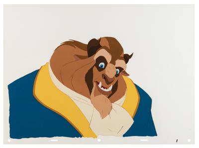 Lot #769 Beast color model production cel from Beauty and the Beast - Image 1