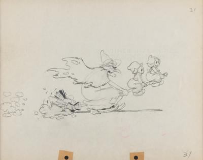 Lot #679 Witch and children production drawings from Babes in the Woods - Image 3