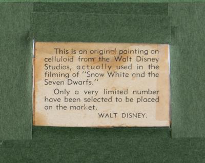 Lot #695 Dopey and bunnies production cels from Snow White and the Seven Dwarfs - Image 3