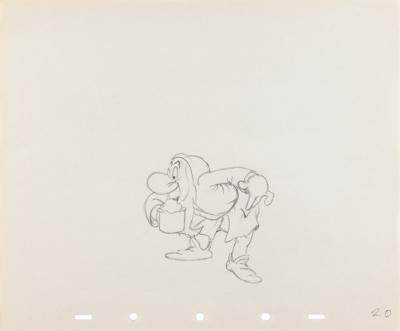 Lot #823 Grumpy production drawing from Snow White and the Seven Dwarfs - Image 1