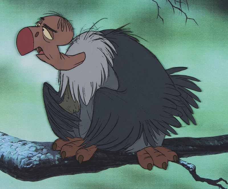 Lot #863 Buzzie the Vulture production cel from The Jungle Book - Image 1