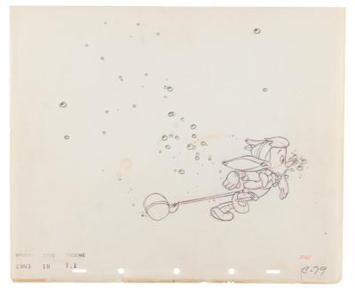 Lot #840 Pinocchio production drawing from Pinocchio - Image 1