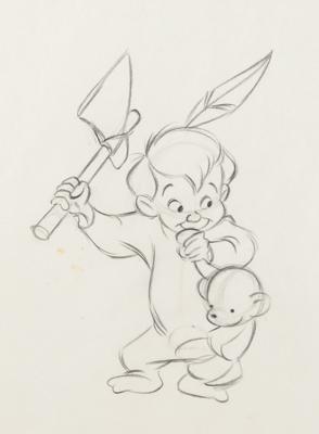 Lot #854 Michael Darling production drawing from Peter Pan - Image 1