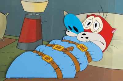 Lot #917 Ren and Stimpy production key master background set-up from The Ren & Stimpy Show - Image 2
