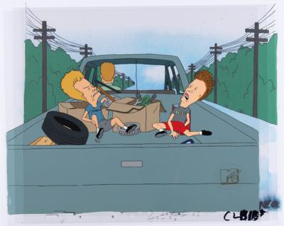 Lot #925 Beavis and Butt-Head production cels from Beavis and Butt-Head