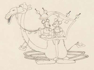 Lot #807 Mickey Mouse production drawing from Mickey in Arabia - Image 1