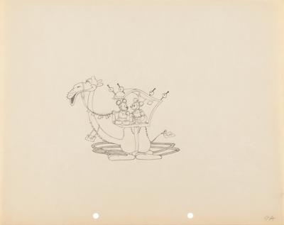 Lot #807 Mickey Mouse production drawing from Mickey in Arabia - Image 2