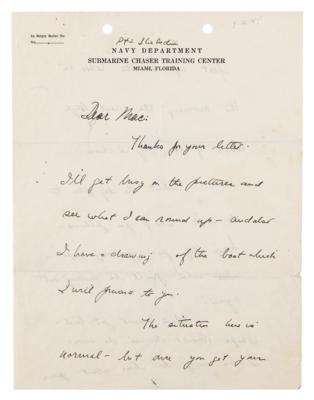 Lot #24 John F. Kennedy Autograph Letter Signed to a Fellow PT-109 Survivor