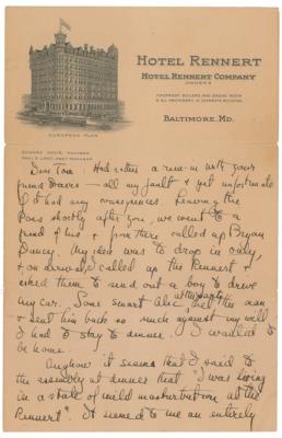 Lot #314 F. Scott Fitzgerald Autograph Letter Signed and Handwritten Poem