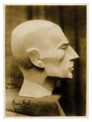 Lot #370 Maurice Ravel Signed Photograph