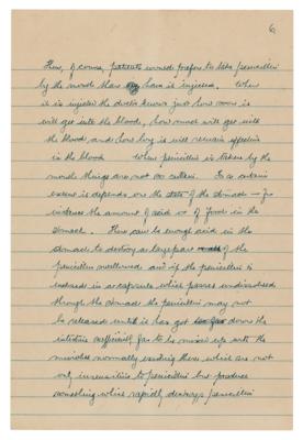 Lot #109 Alexander Fleming Handwritten Manuscript on Penicillin - Image 7