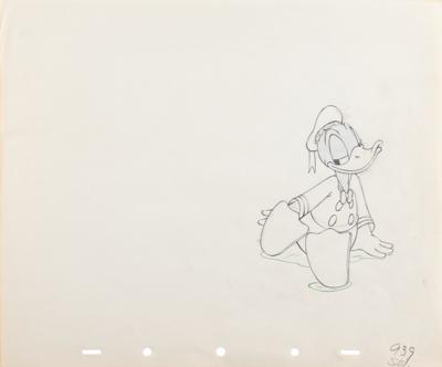 Lot #832 Donald Duck production drawing from The Autograph Hound - Image 1