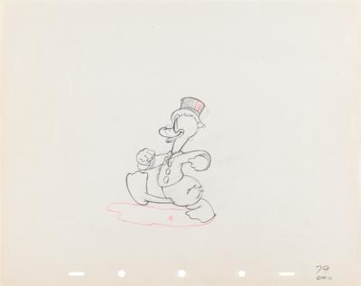 Lot #822 Donald Duck production drawing from Modern Inventions - Image 2