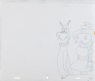 Lot #909 George Jetson, Astro, and Lucy (7) production drawings from Jetsons: The Movie - Image 6