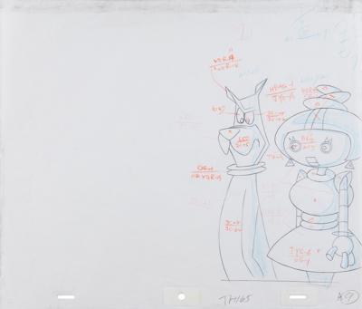Lot #909 George Jetson, Astro, and Lucy (7) production drawings from Jetsons: The Movie - Image 7
