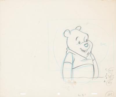 Lot #865 Winnie the Pooh, Rabbit, and Owl production drawings from a Winnie the Pooh cartoon - Image 1
