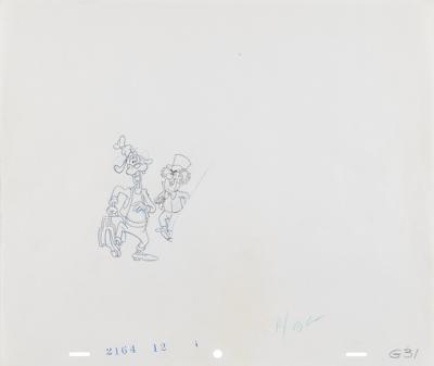 Lot #885 Goofy and the Mad Hatter (3) production drawings from an Eastern Air Lines television commercial - Image 6