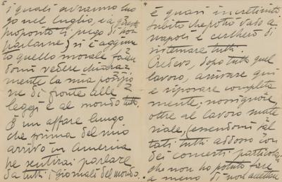 Lot #6093 Enrico Caruso Lengthy 15-Page Autograph Letter Signed, Discussing His Concert for King Edward VII - Image 4