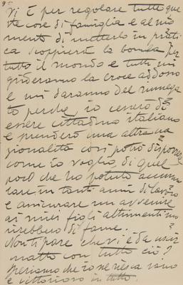 Lot #6093 Enrico Caruso Lengthy 15-Page Autograph Letter Signed, Discussing His Concert for King Edward VII - Image 7