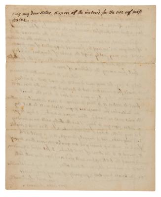 Lot #6004 Abigail Adams Autograph Letter Signed as First Lady on French Revolution: "National Degradation and unparalled corruption" - Image 5