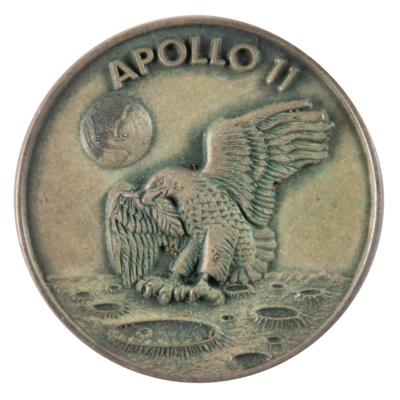 Lot #6068 Apollo 11 Flown Robbins Medallion - From the Collection of Buzz Aldrin - Image 1