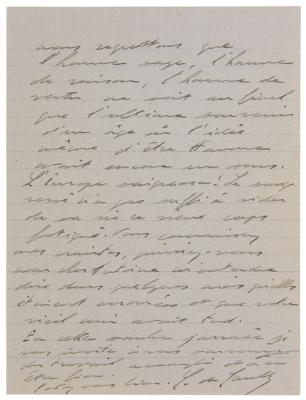 Lot #6024 Charles de Gaulle Letter Written On the Day Germany Invaded Poland - Image 5
