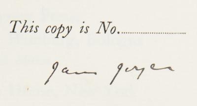 Lot #6038 James Joyce Signed Book - Ulysses (Limited Edition, 1936) - Image 2