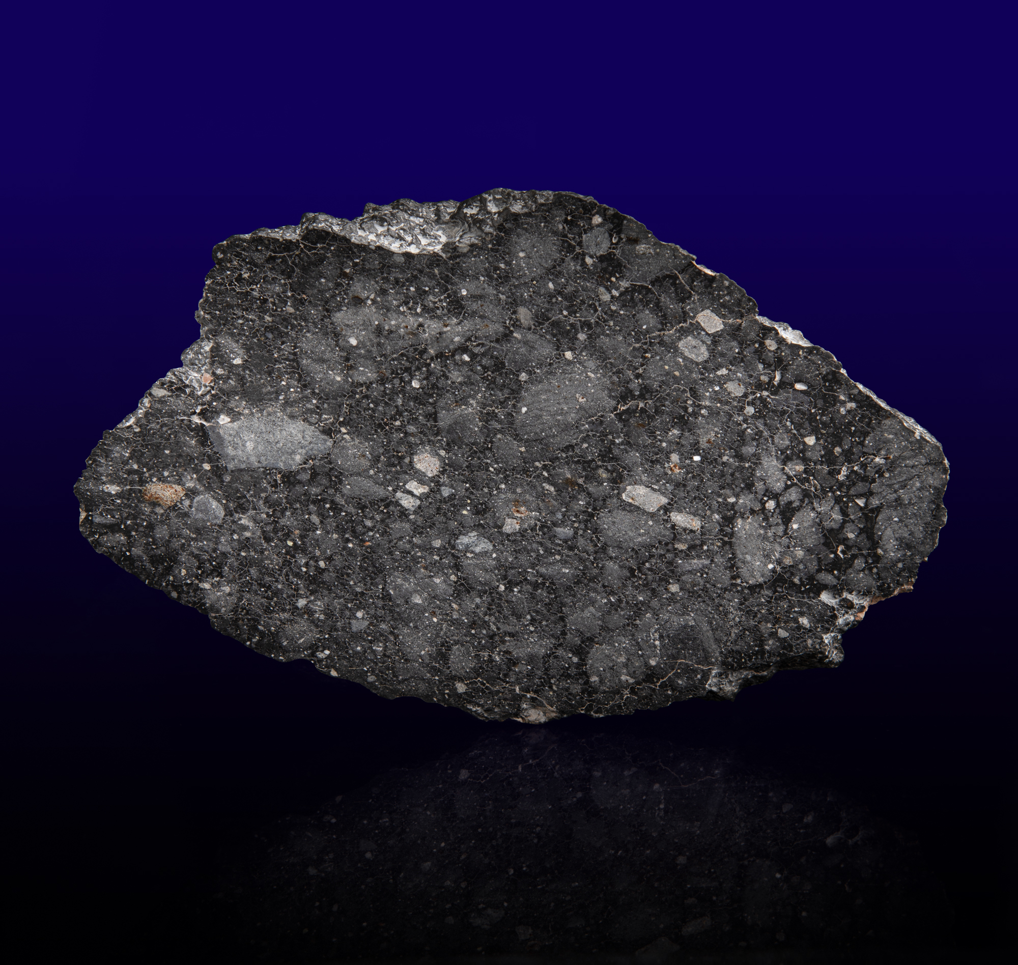Lot #6064 NWA 13951 Lunar Meteorite 'Starry Night' End Cut - Image 2