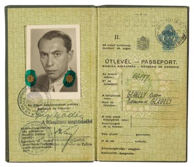 Lot #6025 Raoul Wallenberg Signed Passport for Jewish Colleague - Image 4