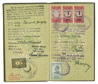 Lot #6025 Raoul Wallenberg Signed Passport for Jewish Colleague - Image 6