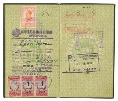Lot #6025 Raoul Wallenberg Signed Passport for Jewish Colleague - Image 7