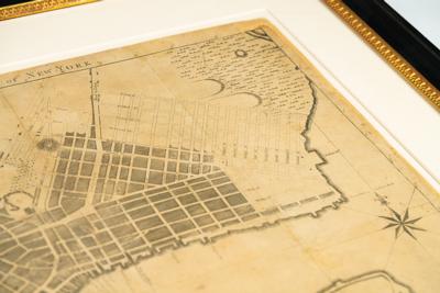 Lot #6010 Exceedingly rare circa 1796 map of New York City, chronicling the post-Revolution development of Manhattan - Image 13