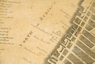 Lot #6010 Exceedingly rare circa 1796 map of New York City, chronicling the post-Revolution development of Manhattan - Image 7