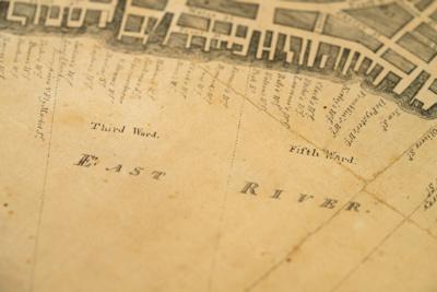 Lot #6010 Exceedingly rare circa 1796 map of New York City, chronicling the post-Revolution development of Manhattan - Image 8