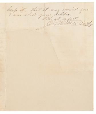 Lot #6035 John Wilkes Booth Autograph Letter Signed (1860) Written the Month of President Lincoln's Election - Image 3