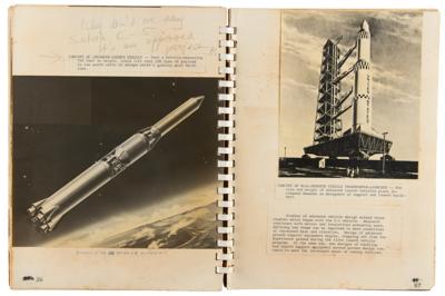 Lot #6065 Wernher von Braun Signed and Hand-Edited Mock-Up of NASA Saturn Report (1962) - Image 8