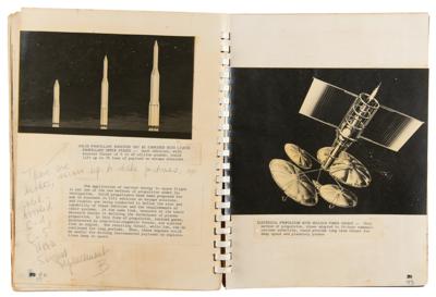 Lot #6065 Wernher von Braun Signed and Hand-Edited Mock-Up of NASA Saturn Report (1962) - Image 9