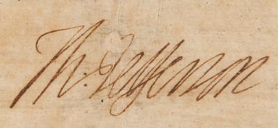 Lot #6005 Thomas Jefferson Revolutionary War-Dated Document Signed for Drafting and Payment of Virginia State Militia (Sole Surviving Copy) - Image 2