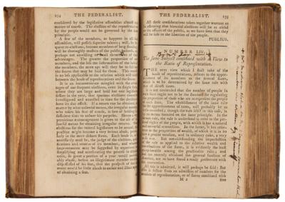Lot #6011 Alexander Hamilton: The Federalist Papers (Extremely Rare Original 1788 First Edition Printing, Vol. II) - Image 5