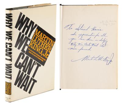 Lot #6030 Martin Luther King, Jr. Signed Book - Why We Can't Wait (Letter from Birmingham Jail)