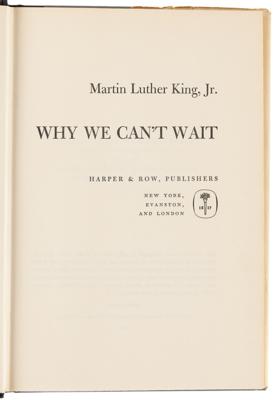 Lot #6030 Martin Luther King, Jr. Signed Book - Why We Can't Wait (Letter from Birmingham Jail) - Image 3